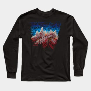 abstract mountain Long Sleeve T-Shirt